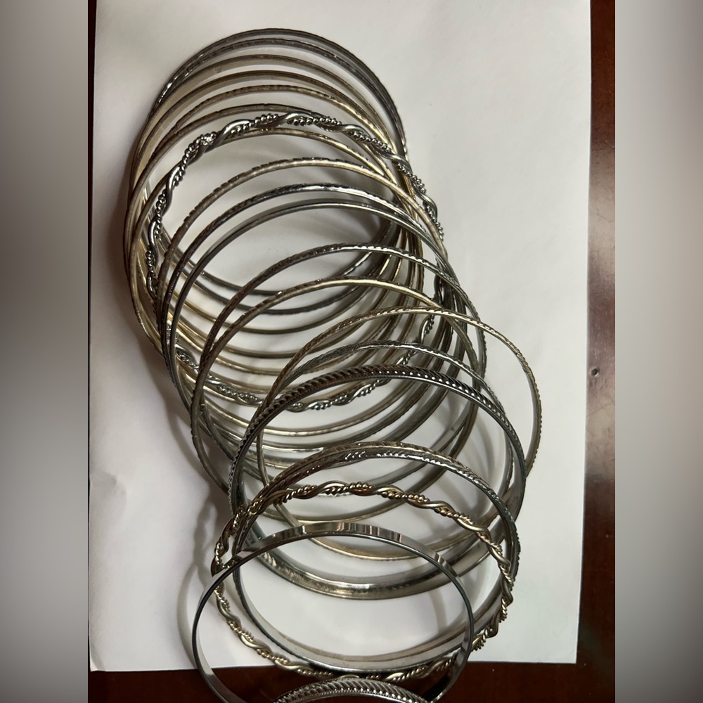 22 stackable bracelets